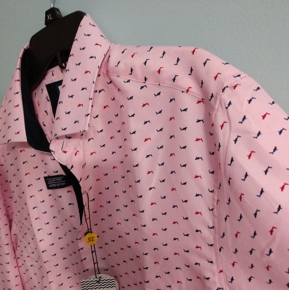 Designer men's dress shirt